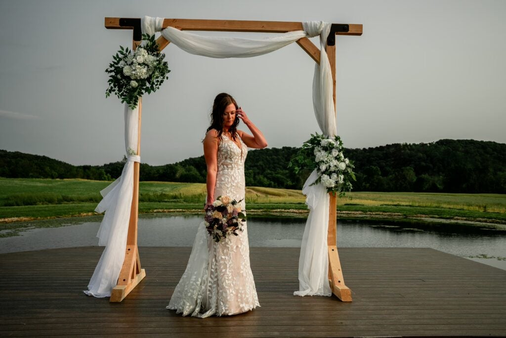 Film and digital wedding photography blend by McKinley G. Photography St. Louis