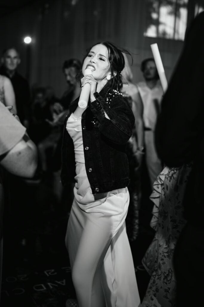 Sony A7 IV low light wedding reception photography by McKinley G. Photography